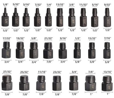 VELEMIS™ Juego de extractores para tornillos y pernos