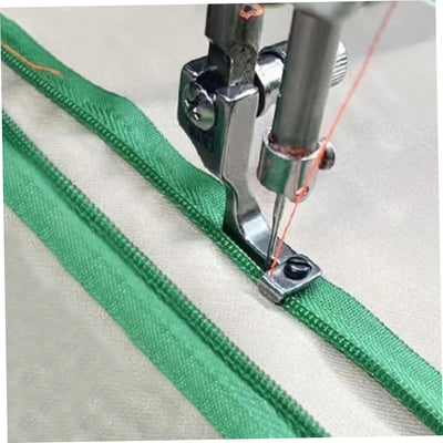 VELEMIS™ Prensatelas ajustable con guía para cremallera invisible para máquinas de coser (2 UNIDADES)