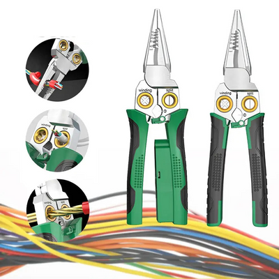 VELEMIS™ Alicates pelacables multifunción 8 en 1