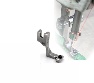 VELEMIS™ Prensatelas ajustable con guía para cremallera invisible para máquinas de coser (2 UNIDADES)