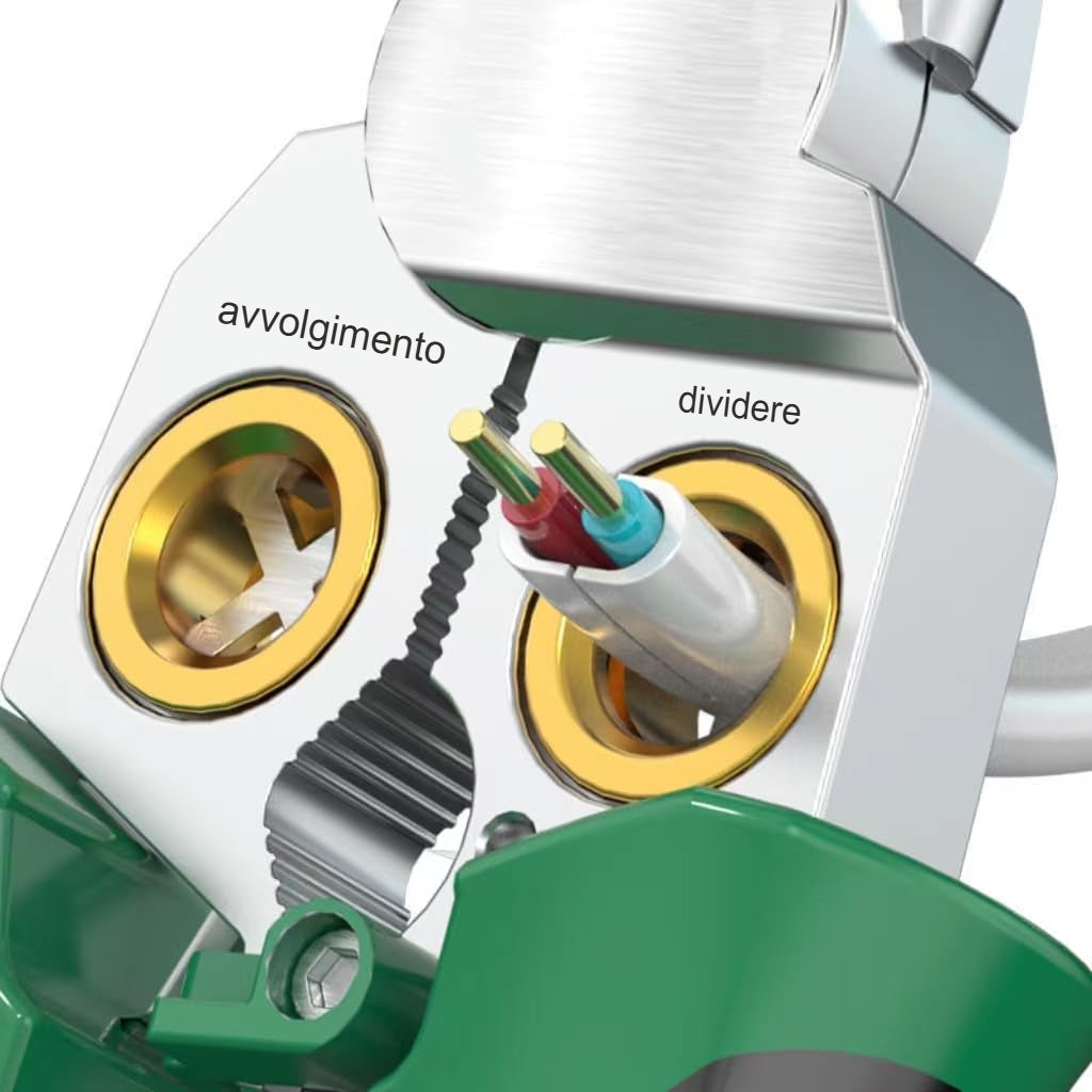 VELEMIS™ Alicates pelacables multifunción 8 en 1