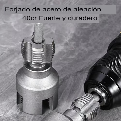 VELEMIS™ Herramienta integrada para el roscado interno y externo de tubos