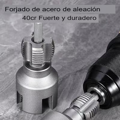 VELEMIS™ Herramienta integrada para el roscado interno y externo de tubos