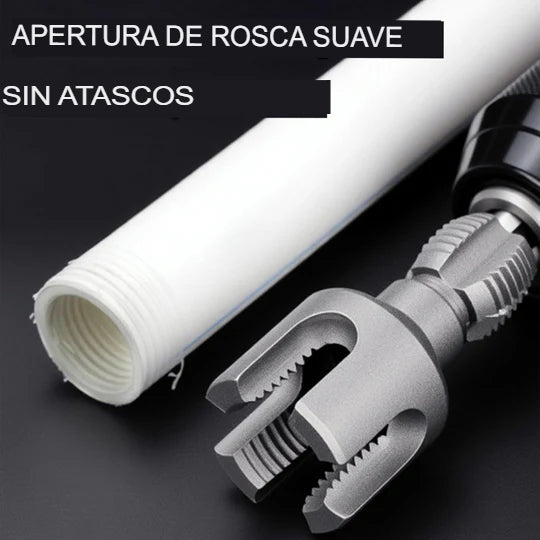 VELEMIS™ Herramienta integrada para el roscado interno y externo de tubos