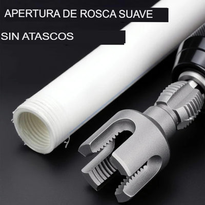 VELEMIS™ Herramienta integrada para el roscado interno y externo de tubos