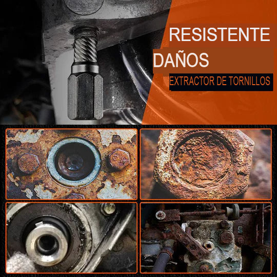 VELEMIS™ Juego de extractores para tornillos y pernos