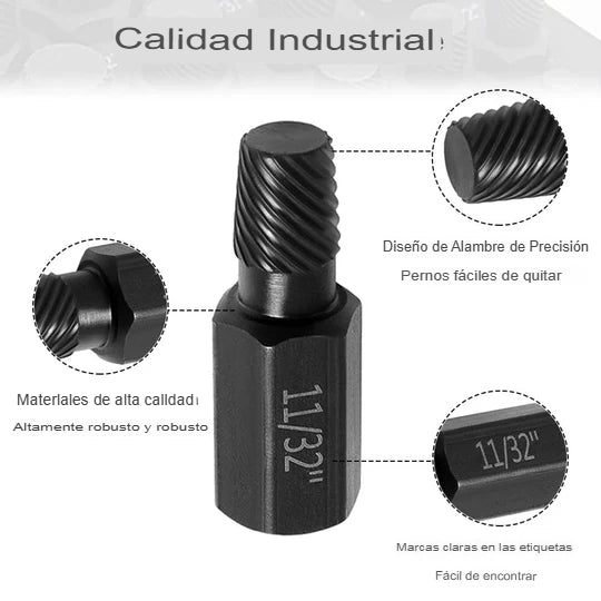 VELEMIS™ Juego de extractores para tornillos y pernos