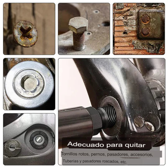 VELEMIS™ Juego de extractores para tornillos y pernos